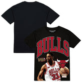 Scottie Pippen Chicago Bulls Hardwood Classics Player Arch T-Shirt sale - Black online