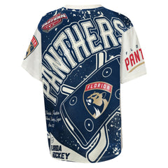 Florida Panthers Outerstuff Youth Top Player T-Shirt - Cream T-shirts