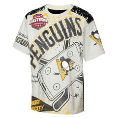 Pittsburgh Penguins Outerstuff Youth Top Player T-Shirt - Cream T-shirts