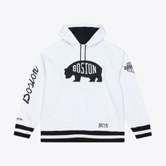 Boston Bruins Mitchell & Ness Arctic Fleece Hoodie - White Hoodies