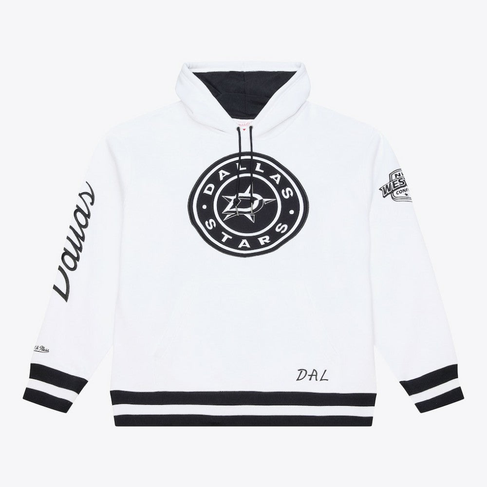 Dallas Stars Mitchell & Ness Arctic Fleece Hoodie - White Hoodies