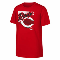 Cincinnati Reds Outerstuff Youth Prime Plate T-Shirt Red