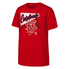 St. Louis Cardinals Outerstuff Youth Prime Plate T-Shirt Red