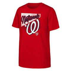 Washington Nationals Outerstuff Youth Prime Plate T-Shirt Red