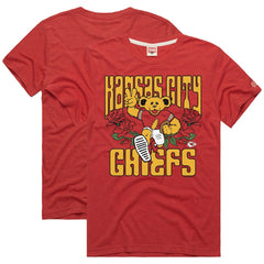 Kansas City Chiefs Homage NFL x Grateful Dead Tri-Blend T-Shirt - Red discount