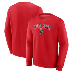 Boston Red Sox Team Lockup Sweatshirt Red