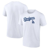 Los Angeles Dodgers Team Lockup T-Shirt White