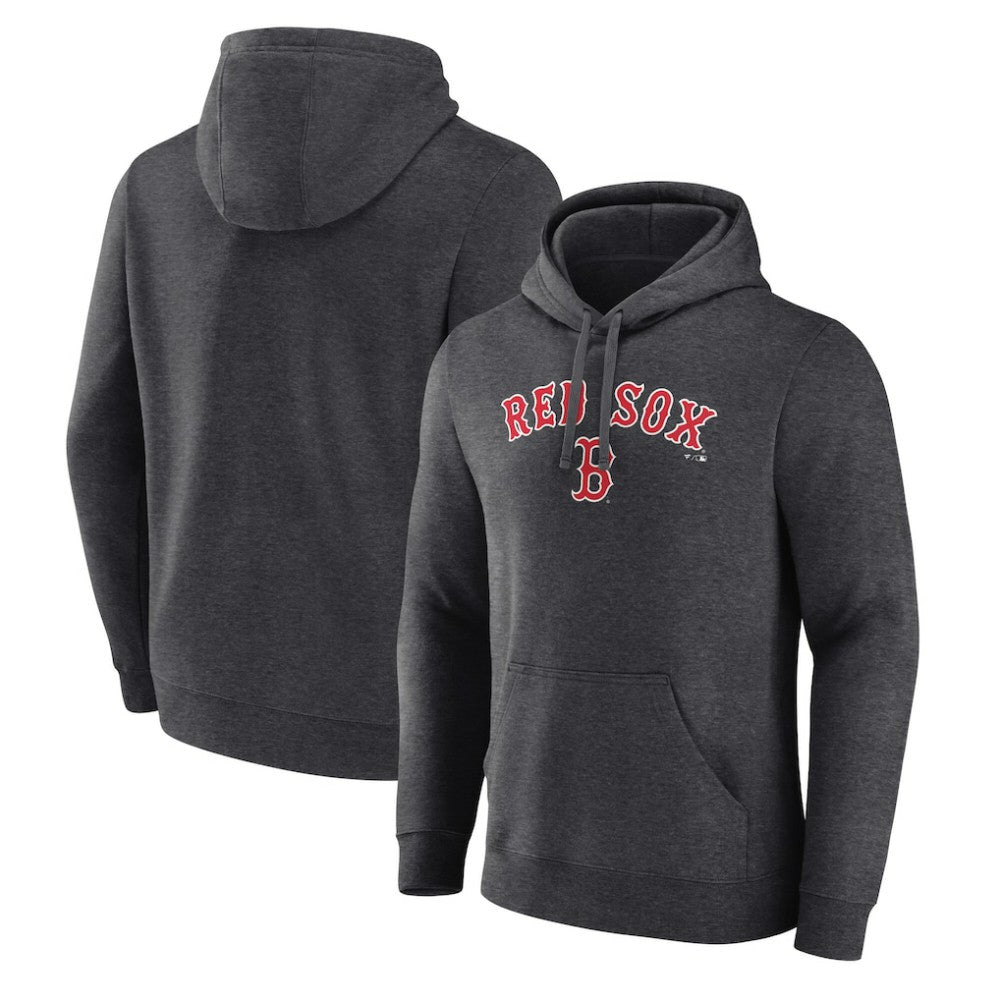 Boston Red Sox Team Lockup Hoodie Charcoal