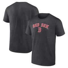 Boston Red Sox Team Lockup T-Shirt Charcoal