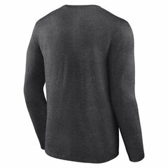 Cincinnati Reds Team Lockup Long Sleeve T-Shirt Charcoal