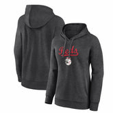 Cincinnati Reds Women's Team Lockup Hoodie Charcoal