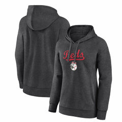 Cincinnati Reds Women's Team Lockup Hoodie Charcoal
