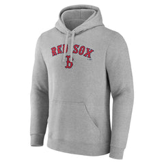 Boston Red Sox Team Lockup Hoodie Gray