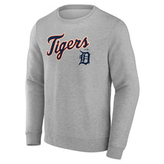 Detroit Tigers Team Lockup Sweatshirt Gray