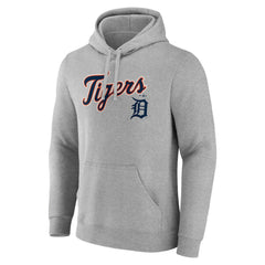 Detroit Tigers Team Lockup Hoodie Gray