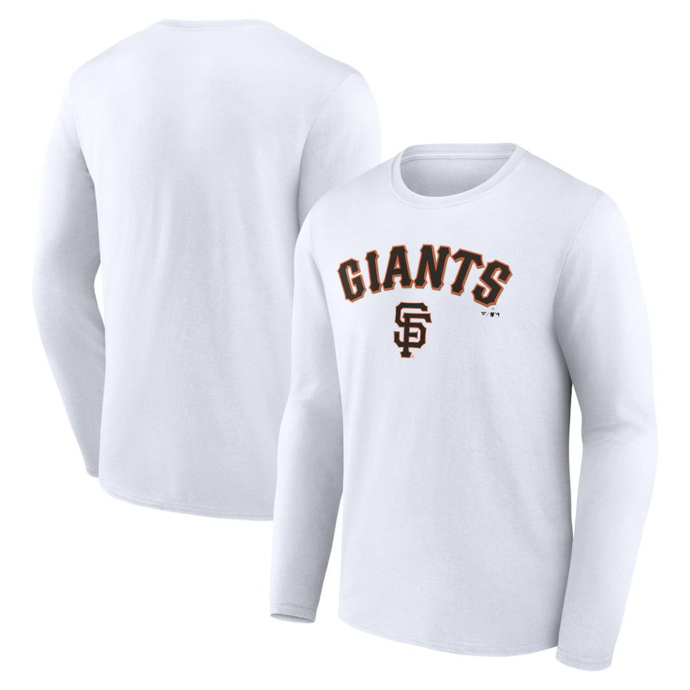 San Francisco Giants Team Lockup Long Sleeve T-Shirt White