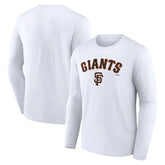 San Francisco Giants Team Lockup Long Sleeve T-Shirt White