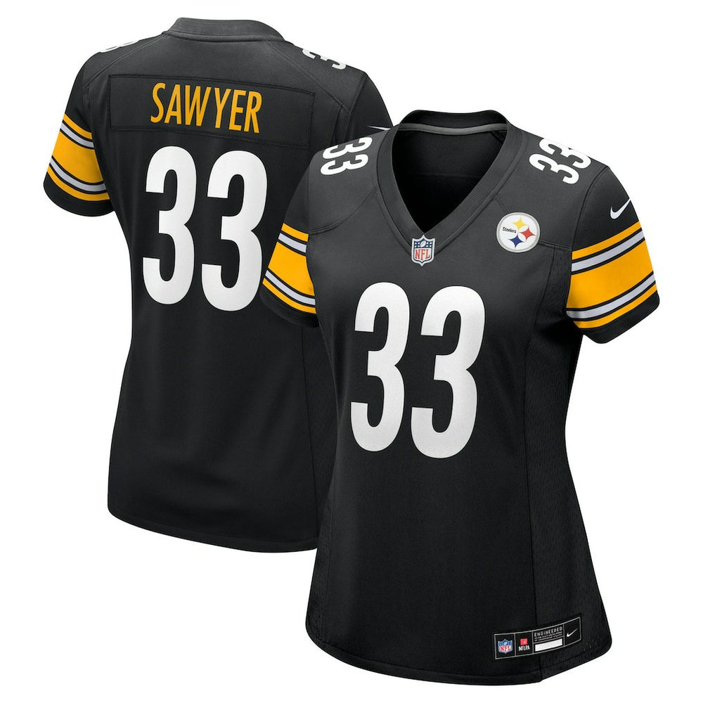 Jack Sawyer Pittsburgh Steelers Women's Team Game Jersey - Black discount