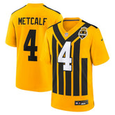 DK Metcalf Pittsburgh Steelers Alternate 1933 Throwback Game Jersey - Gold sale