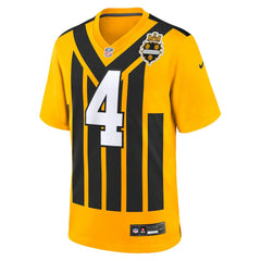 DK Metcalf Pittsburgh Steelers Alternate 1933 Throwback Game Jersey - Gold sale