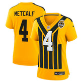 DK Metcalf Pittsburgh Steelers Women's Alternate 1933 Throwback Game Jersey - Gold on sale