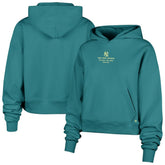 New York Yankees Women's Contemporary Basics Anderson Foundation Hoodie Teal