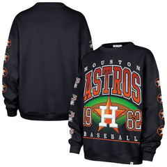 Houston Astros Women's Trendy Team Go Big Oversized Sweatshirt Navy