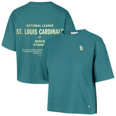 St. Louis Cardinals Women's Contemporary Basics Leon City T-Shirt Teal