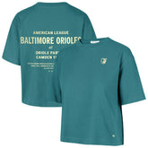 Baltimore Orioles Women's Contemporary Basics Leon City T-Shirt Teal
