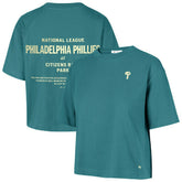 Philadelphia Phillies Women's Contemporary Basics Leon City T-Shirt Teal