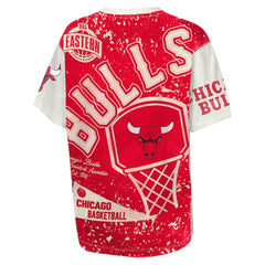 Chicago Bulls Outerstuff Youth Top Player All-Over-Print T-Shirt sale - Cream online