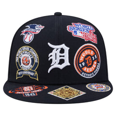 Detroit Tigers All Over 59FIFTY Fitted Hat Navy