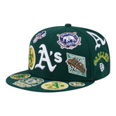 Athletics All Over 59FIFTY Fitted Hat Green