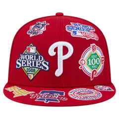 Philadelphia Phillies All Over 59FIFTY Fitted Hat Red