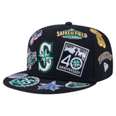 Seattle Mariners All Over 59FIFTY Fitted Hat Navy