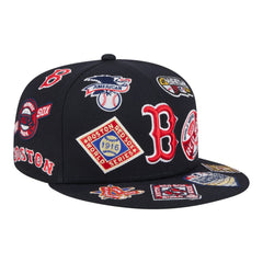 Boston Red Sox All Over 59FIFTY Fitted Hat Navy