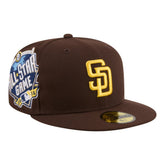 San Diego Padres Hidden Hit 59FIFTY Fitted Hat Brown
