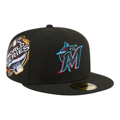 Miami Marlins Hidden Hit 59FIFTY Fitted Hat Black
