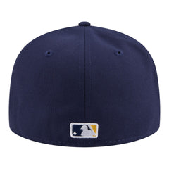 Milwaukee Brewers Hidden Hit 59FIFTY Fitted Hat Navy