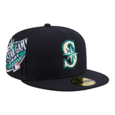 Seattle Mariners Hidden Hit 59FIFTY Fitted Hat Navy