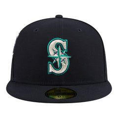 Seattle Mariners Hidden Hit 59FIFTY Fitted Hat Navy