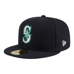 Seattle Mariners Hidden Hit 59FIFTY Fitted Hat Navy