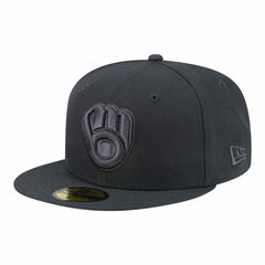 Milwaukee Brewers Color Pack 59FIFTY Fitted Hat Charcoal