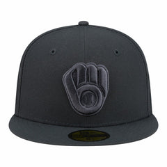 Milwaukee Brewers Color Pack 59FIFTY Fitted Hat Charcoal