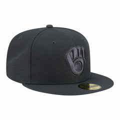 Milwaukee Brewers Color Pack 59FIFTY Fitted Hat Charcoal