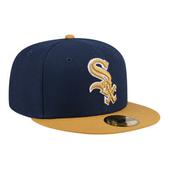Chicago White Sox Two-Tone Color Pack 59FIFTY Fitted Hat Navy/Khaki