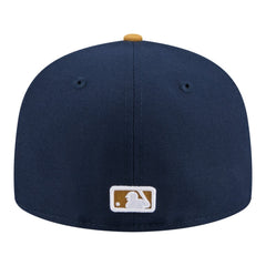 Chicago Cubs Two-Tone Color Pack 59FIFTY Fitted Hat Navy/Khaki
