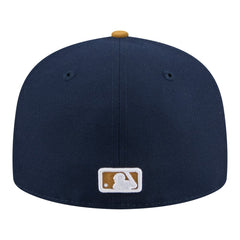 Los Angeles Angels Two-Tone Color Pack 59FIFTY Fitted Hat Navy/Khaki