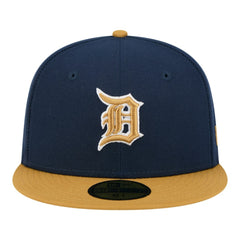 Detroit Tigers Two-Tone Color Pack 59FIFTY Fitted Hat Navy/Khaki