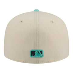 Los Angeles Angels Two-Tone Color Pack 59FIFTY Fitted Hat Light Beige/Turquoise